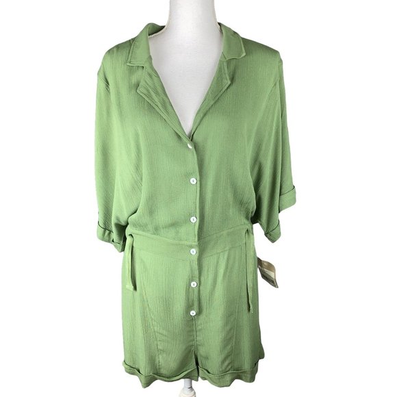 For Days Short Sleeve Utility Romper - Picture 5 of 7